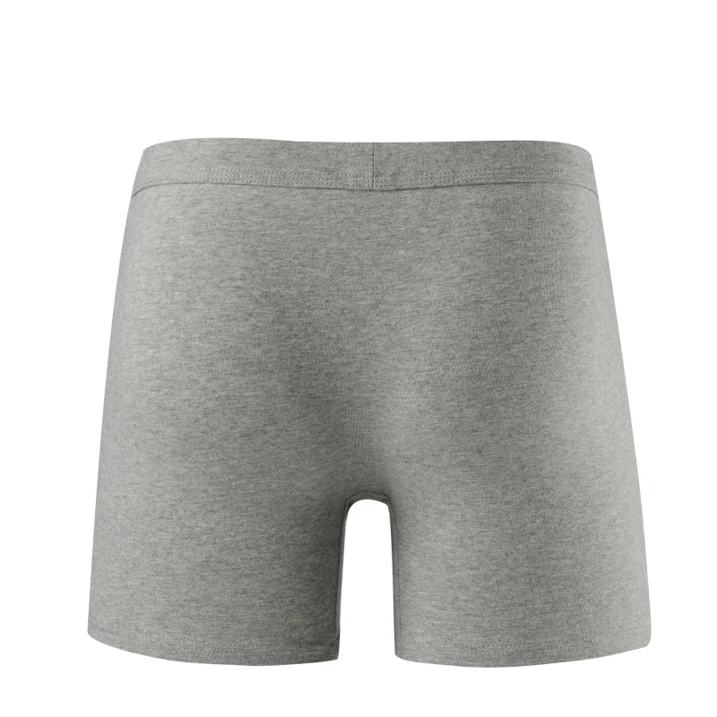 Cotton mid-length boxer, flat