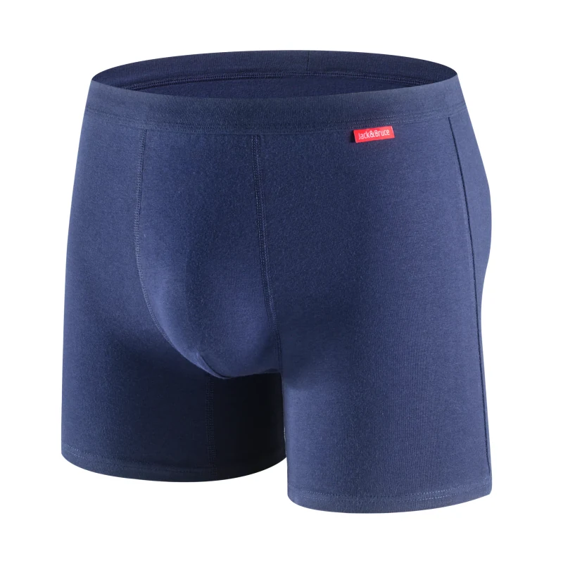 Cotton mid-length boxer, flat